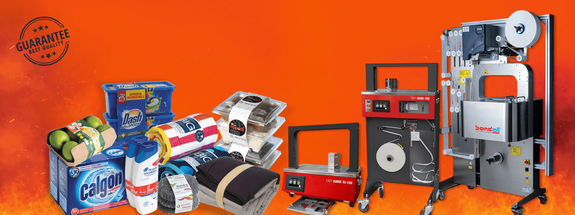 Makine automatike për lidhje të produkteve me shirit