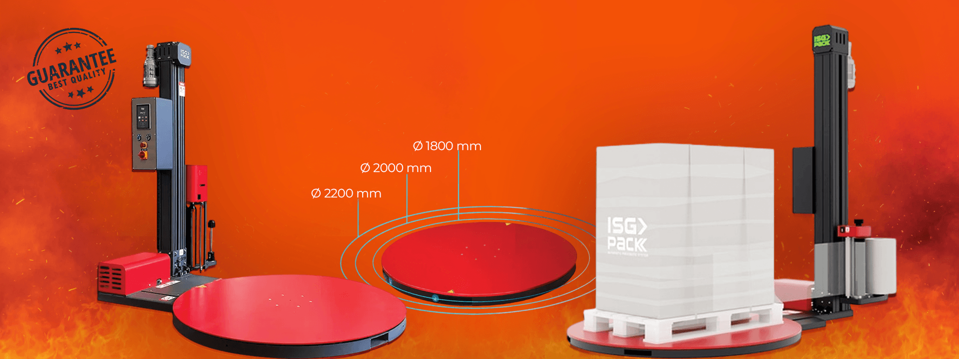 Mbështjellëse paletash për karroca- 2000 A RC