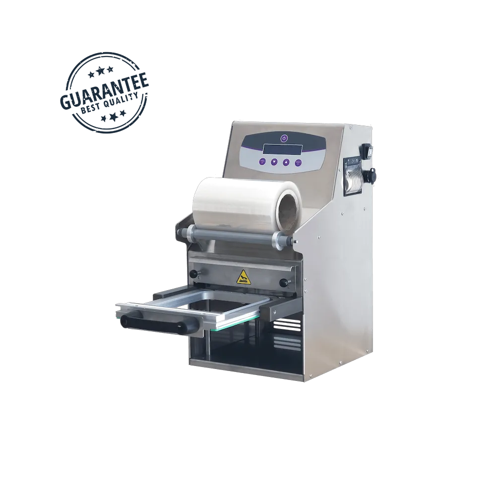 Makinë automatike për mbyllje hermetike të tabakëve ushqimorë